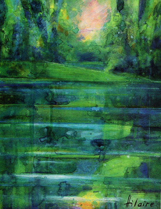 Hilaire : Bord de rivière