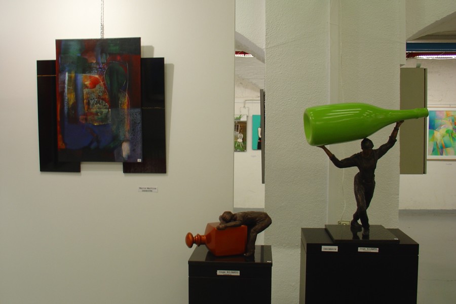 peinture: Martin Darboure - sculpture : Inge Rijanto
