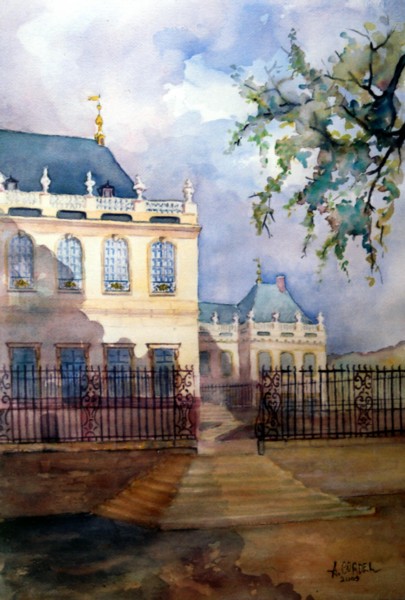 André CORDEL : Le château de Lunéville