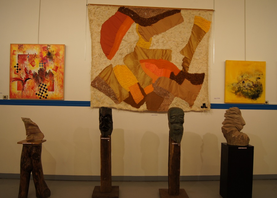 MAAROUF - tapisserie : Denise MICHAUD - sculptures: Philippe LEONARD