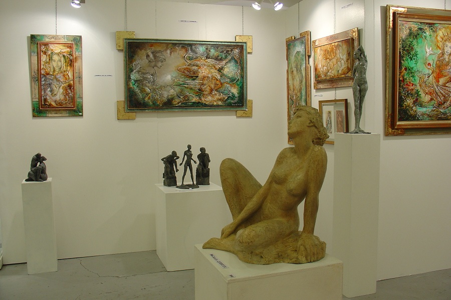 Carmelo De La Pinta & sculpture: M&eacute;lanie Quentin